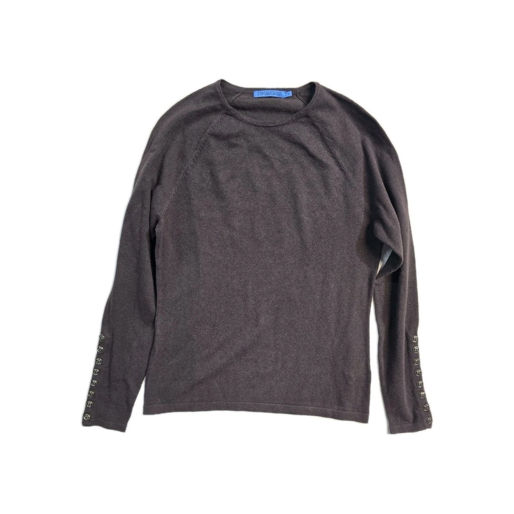 J.mclaughlin sweater‎ small Brown Women's Knit Button Sleeves